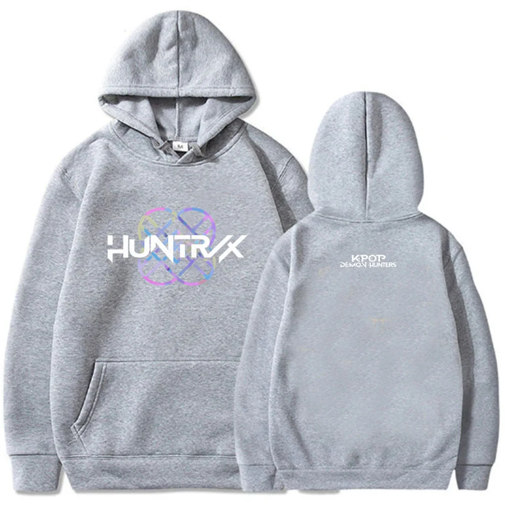 KPop Demon Hunters Huntrix Hoodie Men Women Loose Fleece Movie