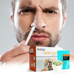 50g Painless Nose Hair Removal Wax Cosmetic Tool Paper Free Nose Hair Wax Beans Cleaning Wax Kit Facial Hair Trimmer Clean Sets