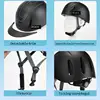 50-61 Equestrian Helmets Professional Summer Ultra Light Adult And Children Adjustable Breathable Horse Riding Helmet Riding Cap 6