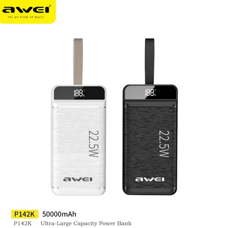 knecht Vooravond Allemaal 50000mah power bank | 22.5W PD Fast Charge External Battery | awei portable  powerbank - P142k - Aliexpress