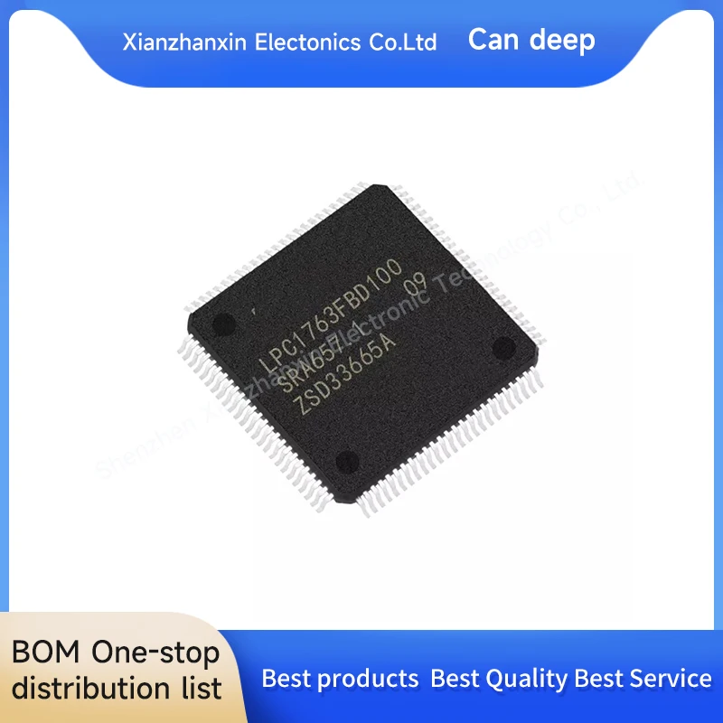 

Микроконтроллер LPC1763FBD100 LPC1763 LQFP100 MCU, 1 шт./партия