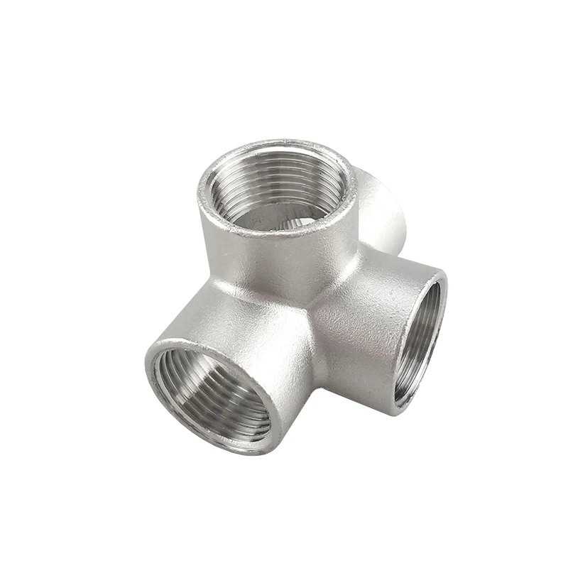 

1/4" 3/8" 1/2" 3/4" 1" 1-1/4"Stainless Steel 304 Female BSP Thread Pipe Fitting 4 way Equal Cross Connector SS304 DN15 DN20 DN25