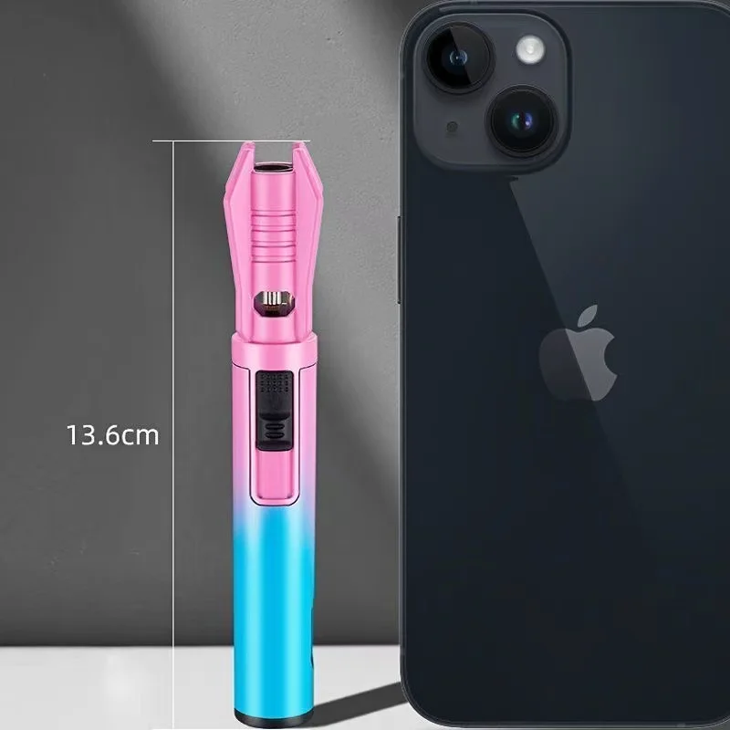 Kitchen Outdoors Torch Flame Jet Gas Lighter Cigarette Smoking Accessories Windproof Turbo Metal Jewelry Welding Cigar Lighters