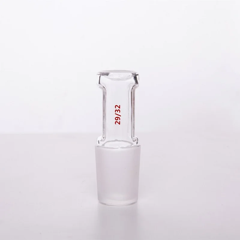 SYNTHWARE Hollow glass stopper, Straight design, Male joint 14/23 19/26 24/29 29/32, Borosilicate glass, S40