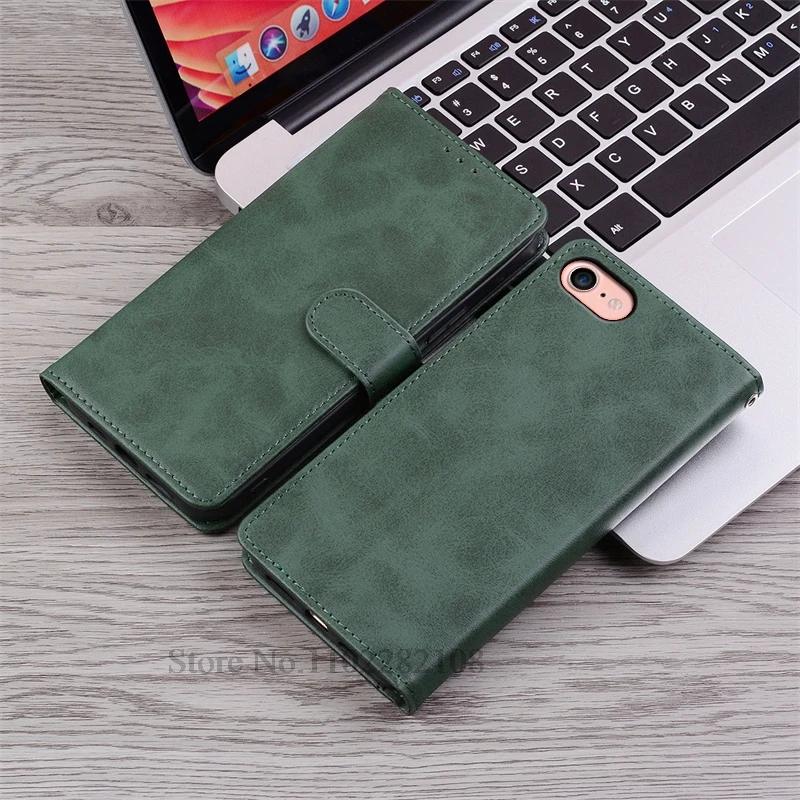 Leather Flip Wallet Case