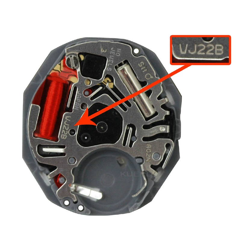 VJ28、VJ22、VJ16 Original Hattori VJ22 VJ22B Quartz Japan Watch Movement
