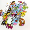 50 Pieces Assorted Color Elephant Shape Wooden Flat 2 Holes Buttons for Sewing Crafts Scrapbooking 5