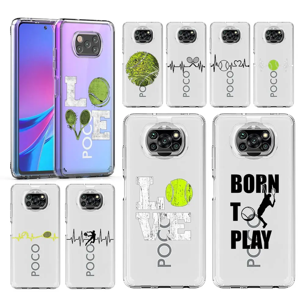 Clear Tennis Ball Sport Phone Case