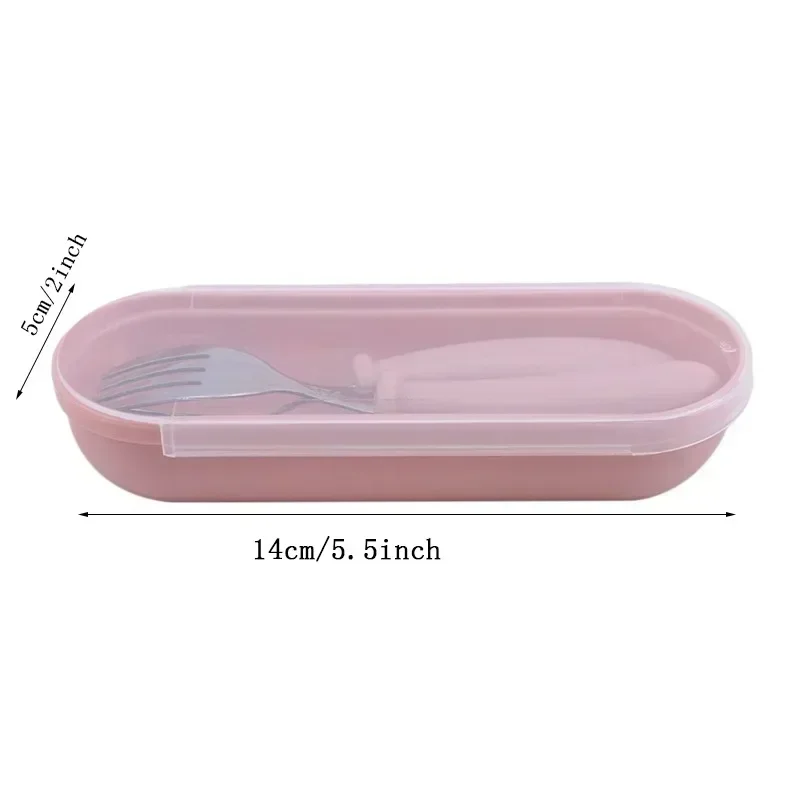 Baby Gadgets Kid Tableware Set Children Utensil Stainless Steel Toddler Dinnerware Cutlery Baby Safety Feeding Spoon Fork Cute