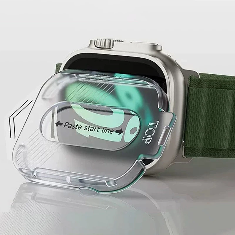 3PCS 간편한 설치 강화 유리 Apple Watch Ultra 2/3 49mm용 iWatch Ultra 3 보호 필름용 긁힘 방지 화면 보호기
