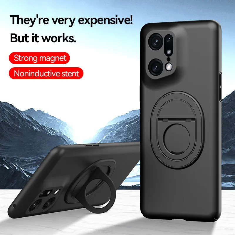 

Oppo Find X5 Pro CPH2305 Case Shockproof Magnetic Car Mount Matte Hard Cover Wireless Charging Case for Oppo Find X5 Pro X5Pro