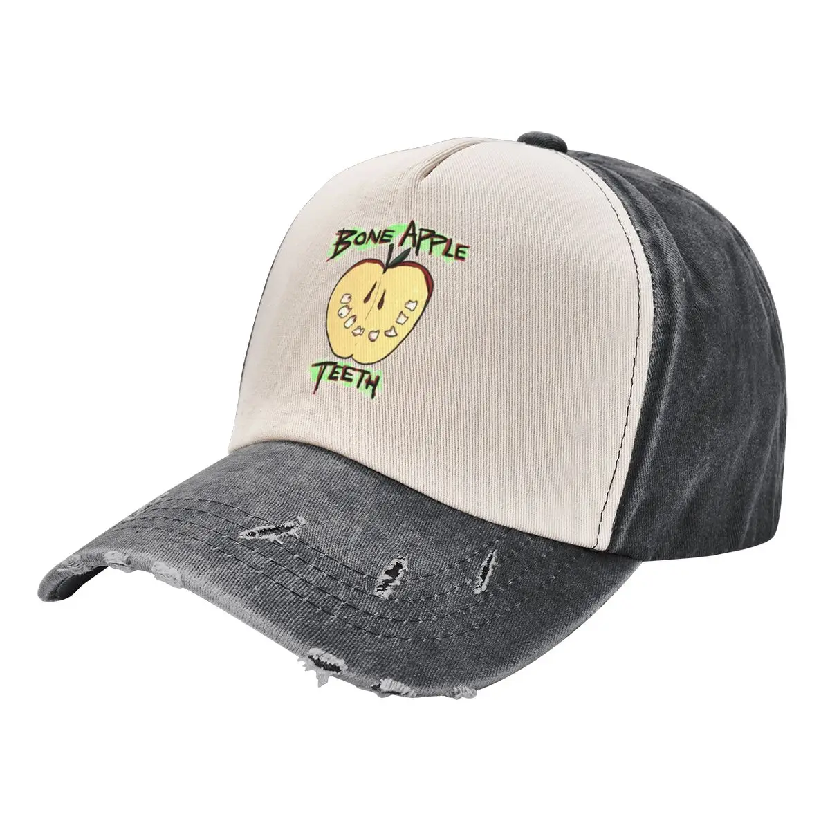 

Bone Apple Teeth Baseball Cap New In Hat |-F-| Man Women's