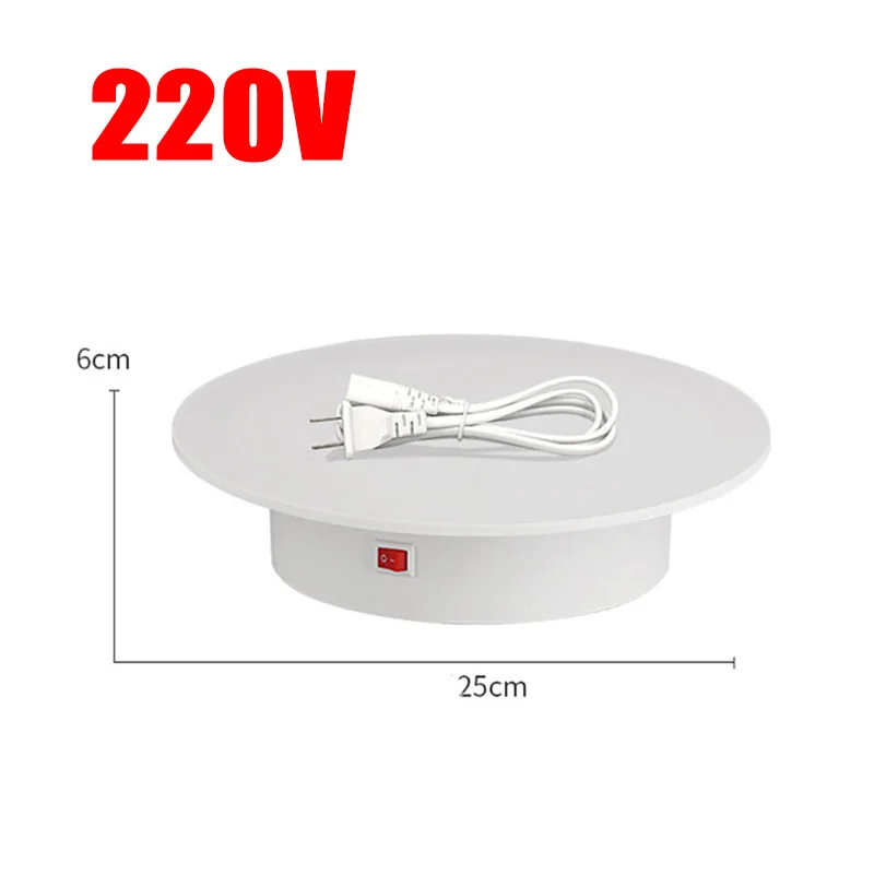 Electric Turntable 360 Degree Rotation Display Stand Photography Video  Shooting Props for Crafts Jewelry Ornaments Showcase - AliExpress