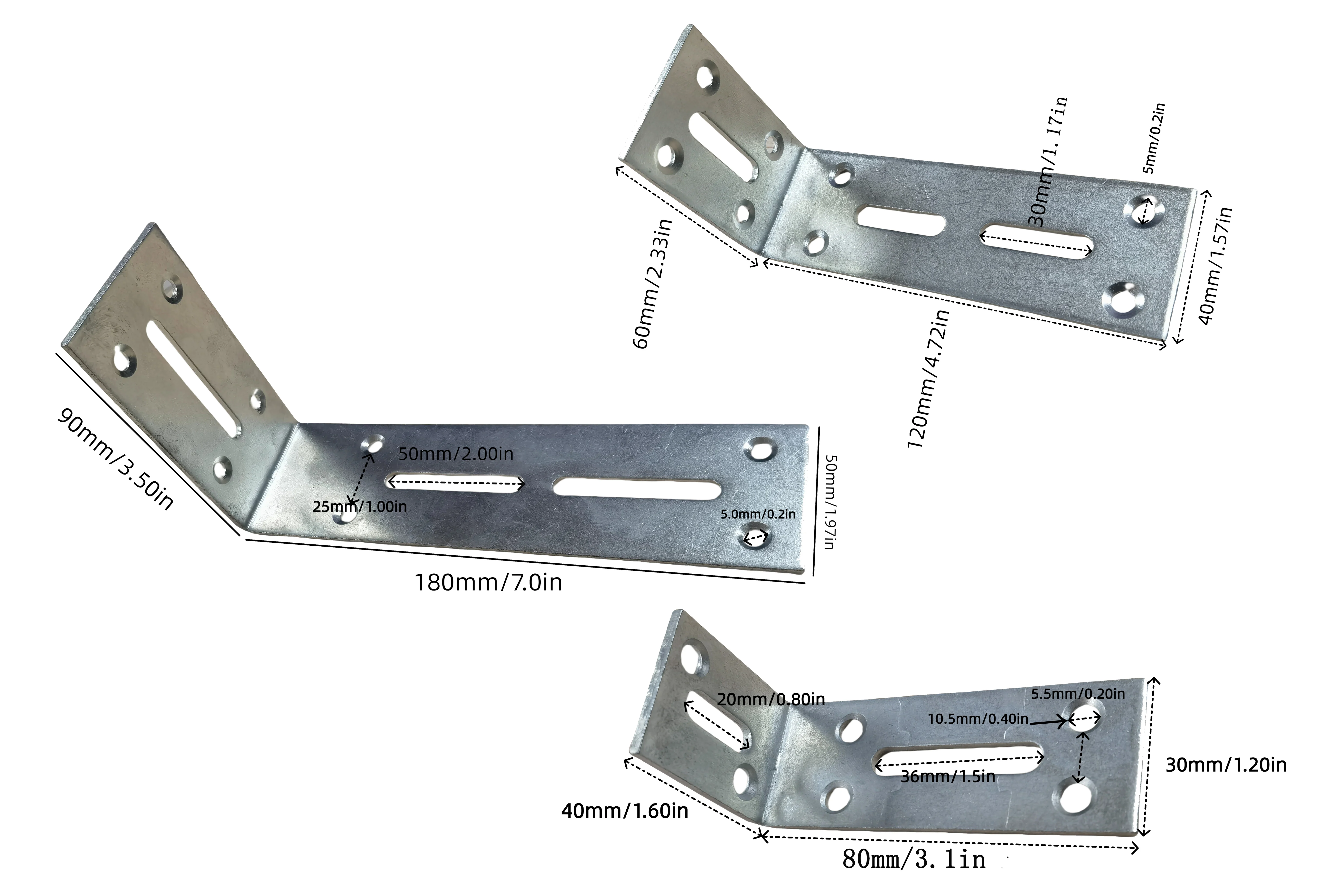 L Angle adjustable heavy duty bracket Stainless steel adjustable Angle bracket 90 degree slotted Used For furniture repair stainless steel angle bracket furniture hardware angle bracket angled furniture hardware