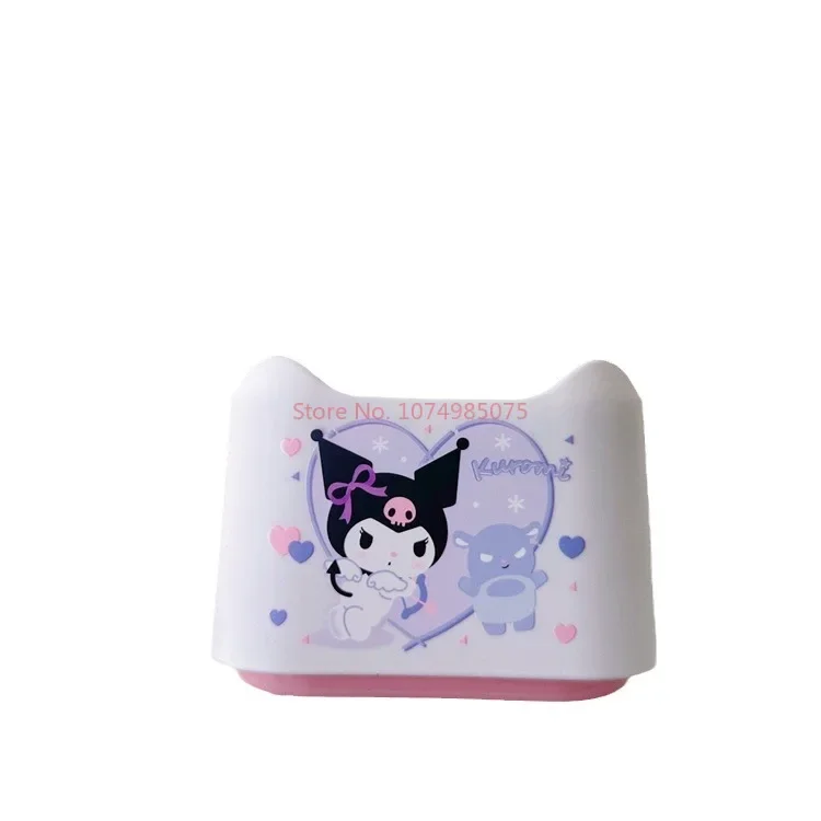 New Sanrio Press Bouncing Trash Bin Cute Girl Heart Desktop Garbage Storage Bucket Living Room Dining Table Paper Basket