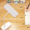 360° Flexible Study Table Lamp with Clip USB Dimmable Night Desk Lamp Bedside Night Light for Bedroom Study Reading Office Work 2