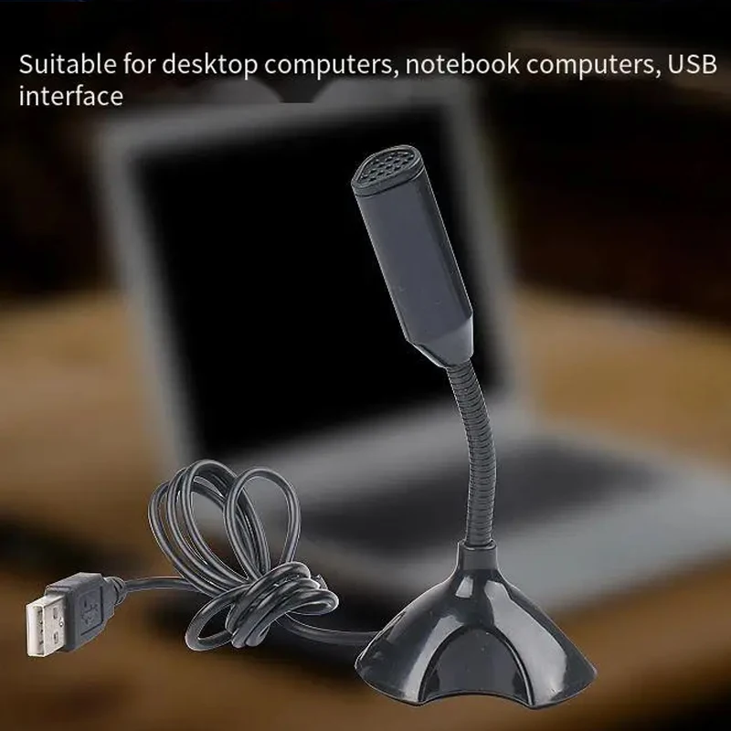 USB Microphone with Adjustable Stand for Streaming