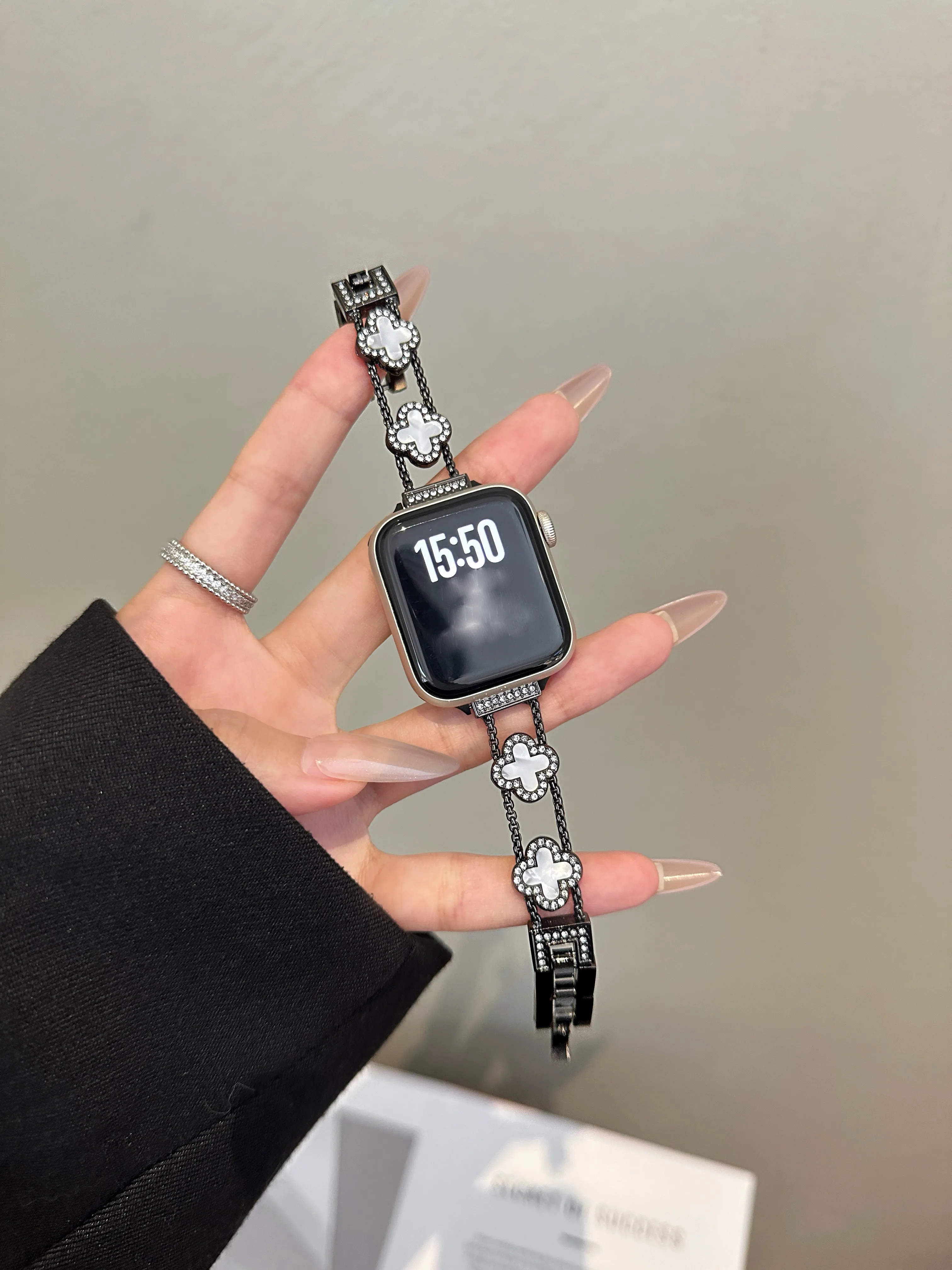 ตัวเลือกสินค้า สายนาฬิกาสแตนเลส คุณภาพพรีเมียม สำหรับ Apple Watch ทุกรุ่น