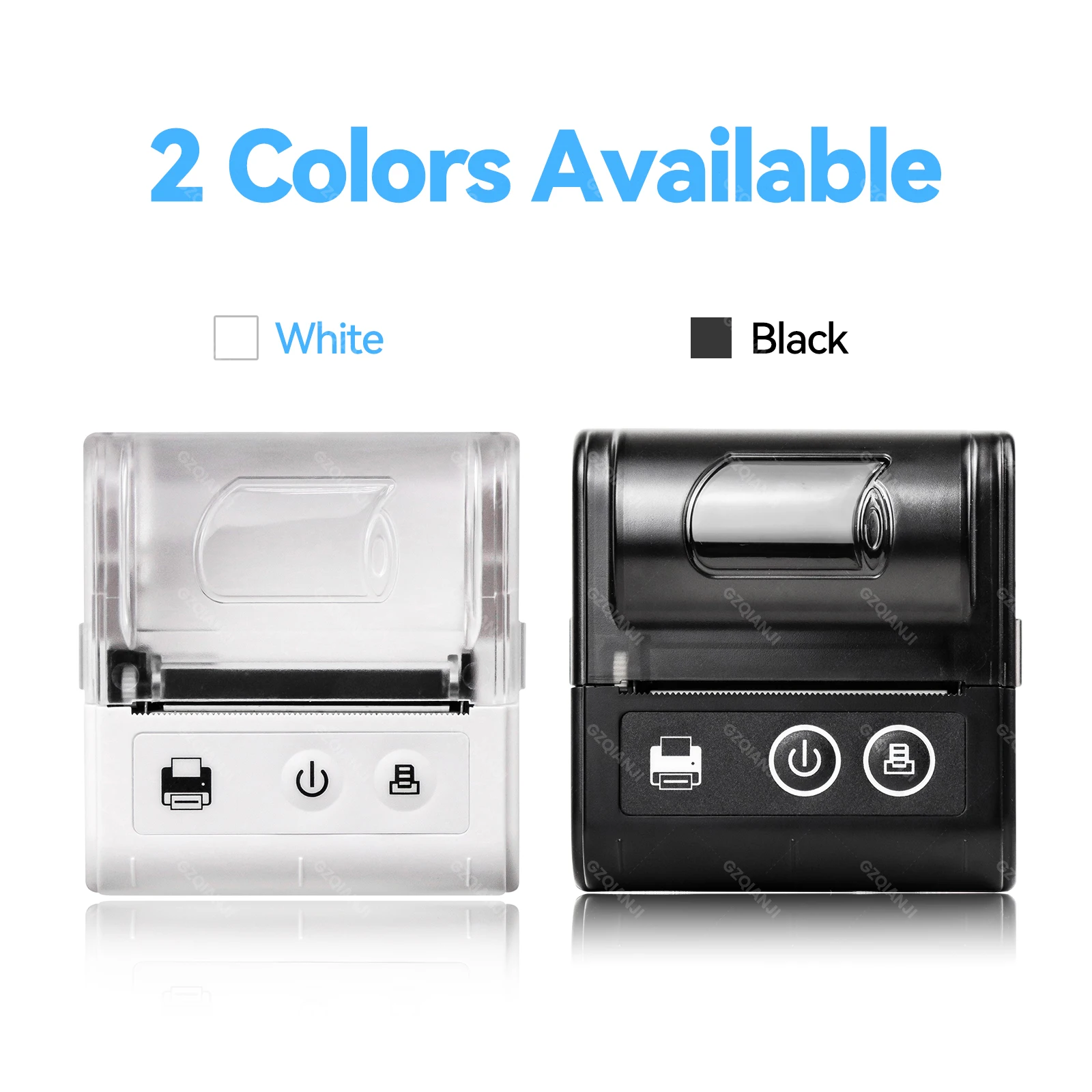 58MM Mini Pocket Thermal Receipt Printer Mobile Portable Ticket Bill Wireless Bluetooth USB Thermal POS Printer PC Android IOS