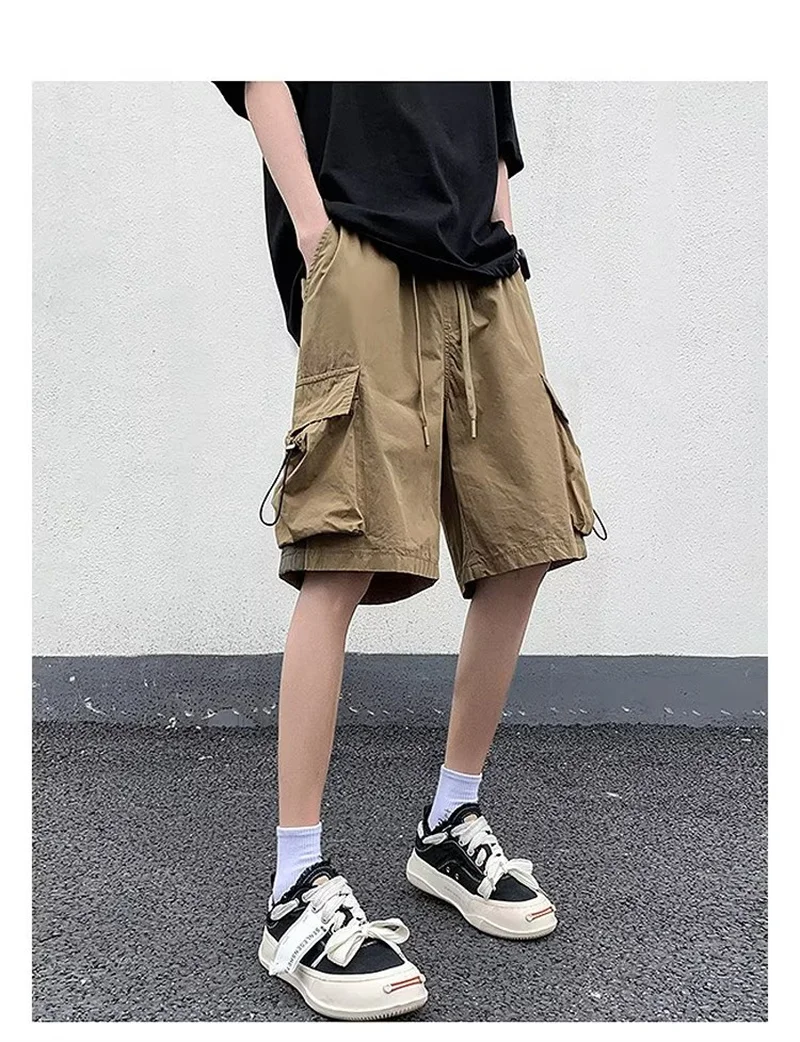 11SS SUPREME Cargo Shorts W30 月桂樹ボタン 2023 High Street Cargo Shorts For Men Summer Fashion Y2k