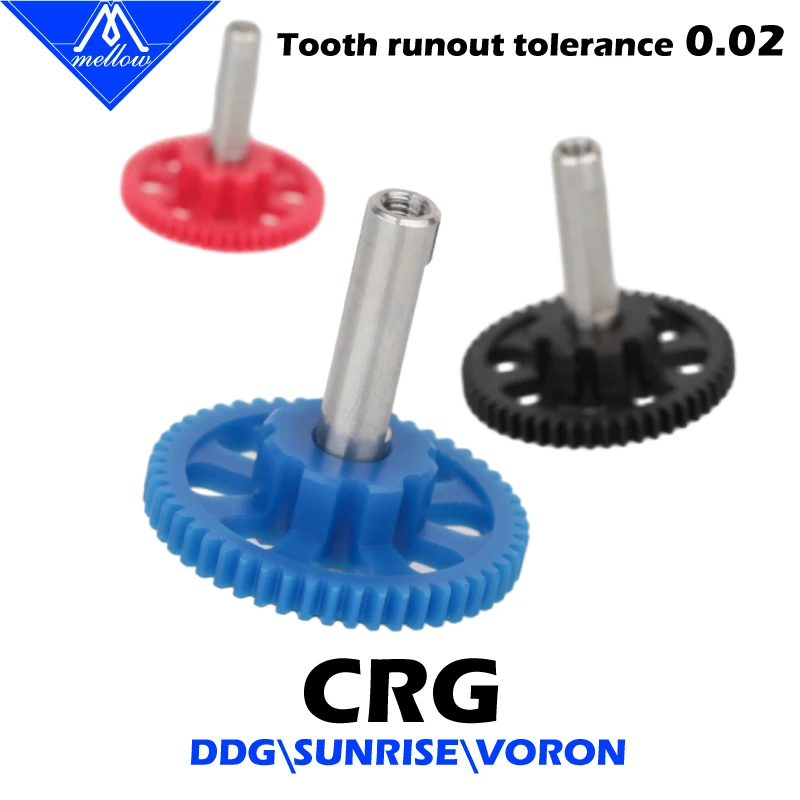 Engrenagem Cnc Crg de Alta Precisão Suave para Ddg Voron Cw1 Cw2 Hextruudort Sherpa Mini Micro Extrusora Controle e Desempenho Ótimos