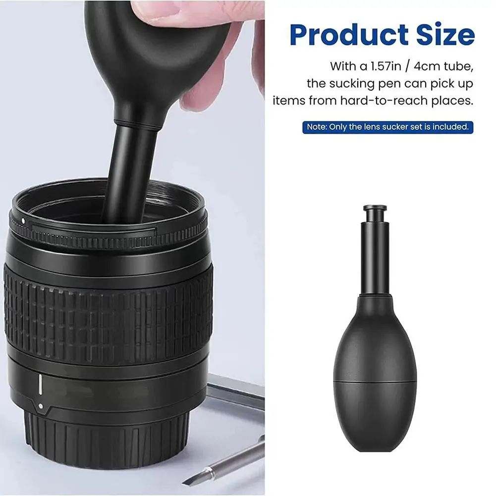 Camera Lens Removal Suction Cup Elliptical Extended Manual Vacuum Camera Lens Pen Glass