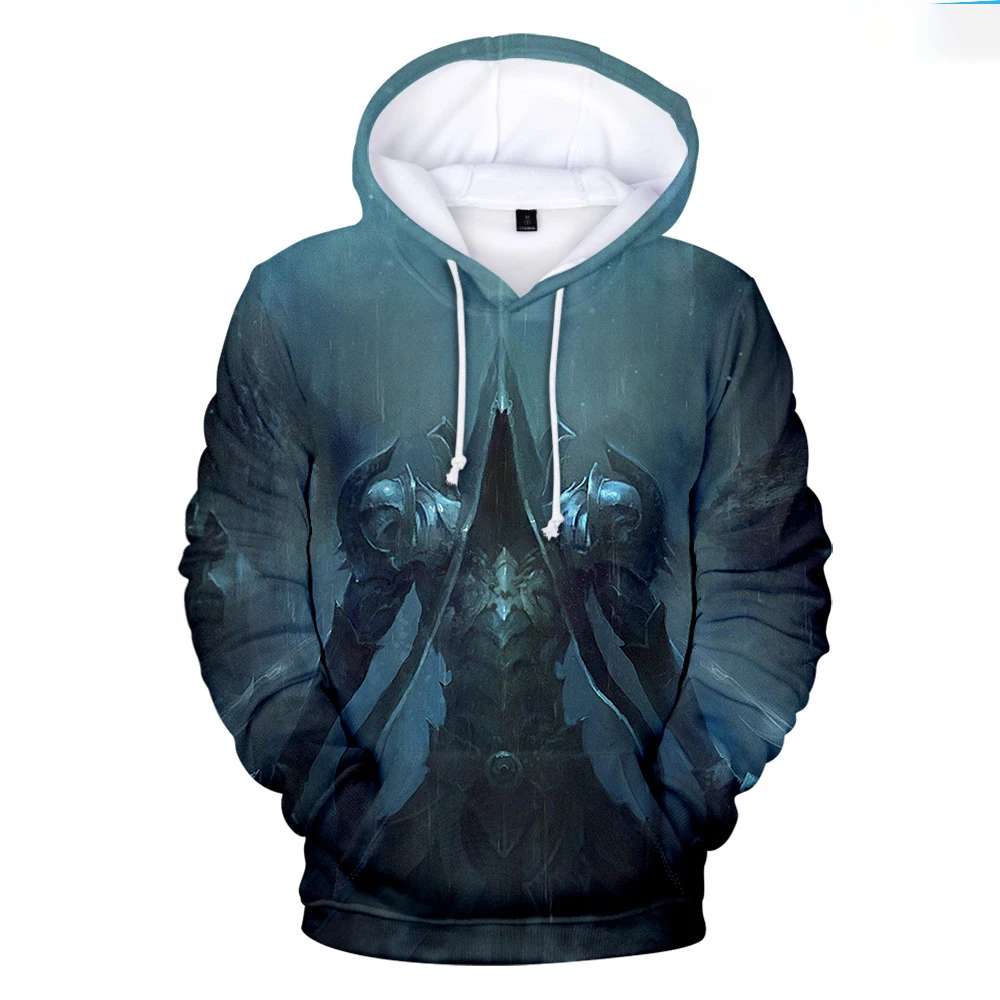 

Hot Sale Game DIABLO Hoodie Men Women High Quality Sweatshirts Plus Size Streetwrar Long Sleeve Game Diablo III Hoodies Coat