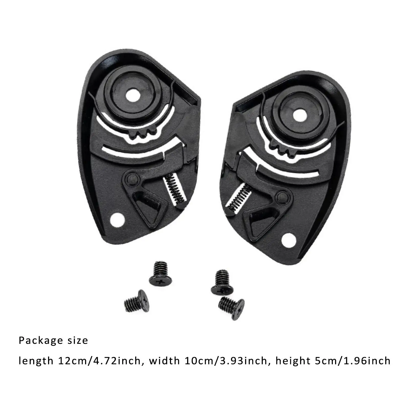 2Pcs Open Face Helmet Bases Visors Base Plate Practical Accessory Sturdy Helmet Lens Bases Replacement for GP