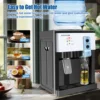 110V Hot/Cold Water Dispenser 1.1-4.9 Gal Large Capacity Desktop Electric Water Dispenser Machine 6