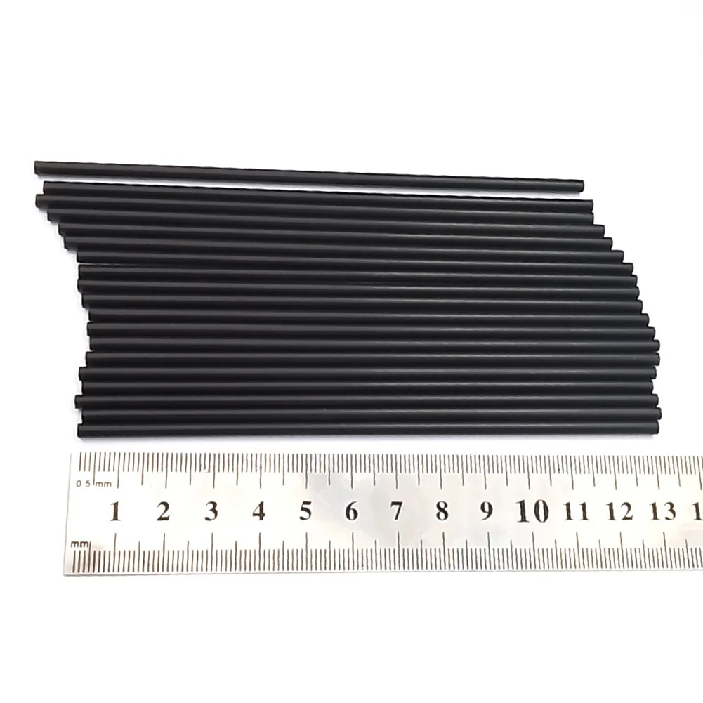 

500 Pcs 5 Inch 13cm Plastic Coffee Stirrers Sip Straw Plastic Black Cocktail Sticks Kitchen Dining Bar Barware Bar Tools