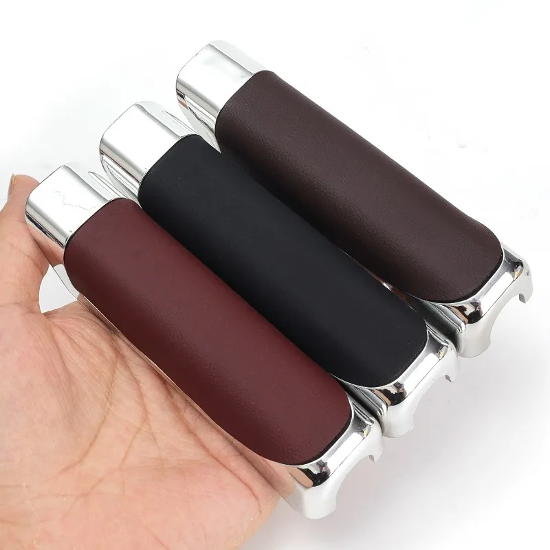Hand Brake Cover Car Hand Brake Cover PU Leather Protector Handbrake Grips Universal Interior Decor Cover Auto Accessories