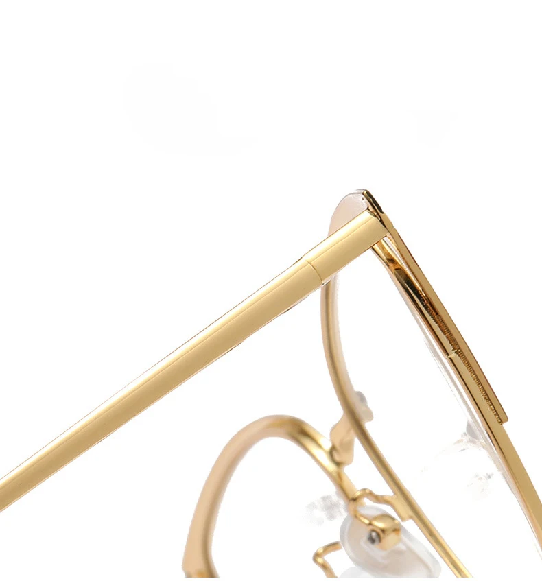 R56771 Mode Cat Eye Aushöhlen Presbyopie Brillen Dioptrie + 0,5 ~ + 3,0 Frauen Neue Metall Farbige Augenbraue Rahmen Lesebrille – Detail 7