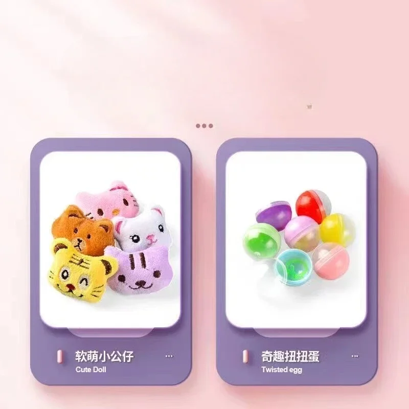 Children's Claw Machine Small Household Coin Clip Toy Machine Boys and Girls Mini Game Equipment Vending Machine Grab Prize Toys 4