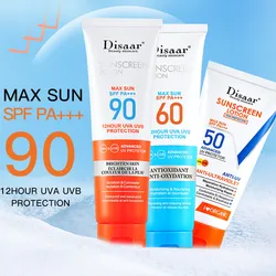 Disaar Facial Sunscreen SPF 50/60/90 UV Protective Sun Cream Moisturizing Skin Body Sunscreens Anti Sun Face Protection