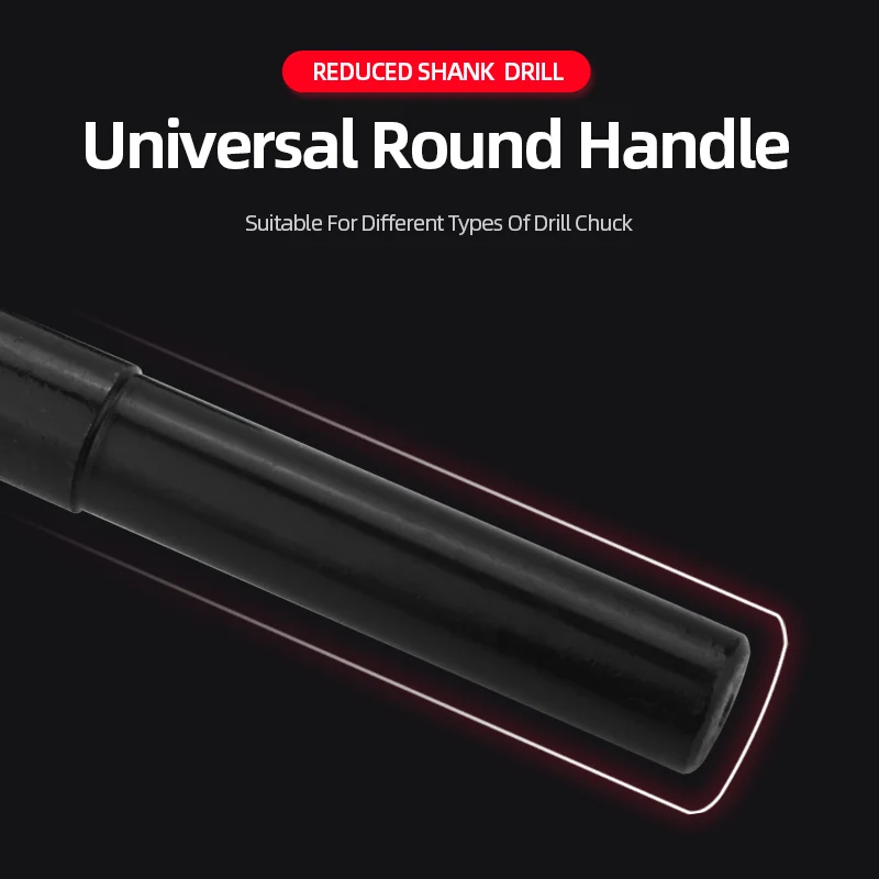 Hole Punching Tools ABAOTE Reduced Shank Nitride Coating Twist Drill HSS Twist Drill Bit 13MM-50MM Hole Cutter For Wood/Metal Drilling Bit Gun