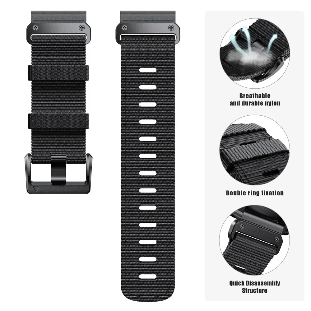 Quick release Braided Nylon Strap For COROS VERTIX 2 VERTIX2 Outdoor Sports Watch Band Bracelet Replacement Accessories