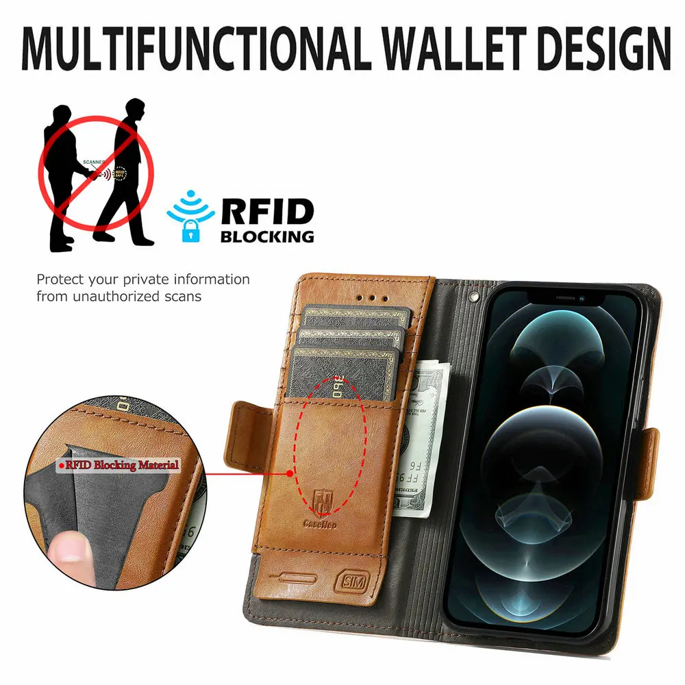 Luxury Leather Book Style Phone Case