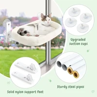 Cat Window Hammock Winter Sunbathing Bed Strong Suction Cup Foldable Hanging Cat Nest Glass Balcony Pet Supplies for Cats 5