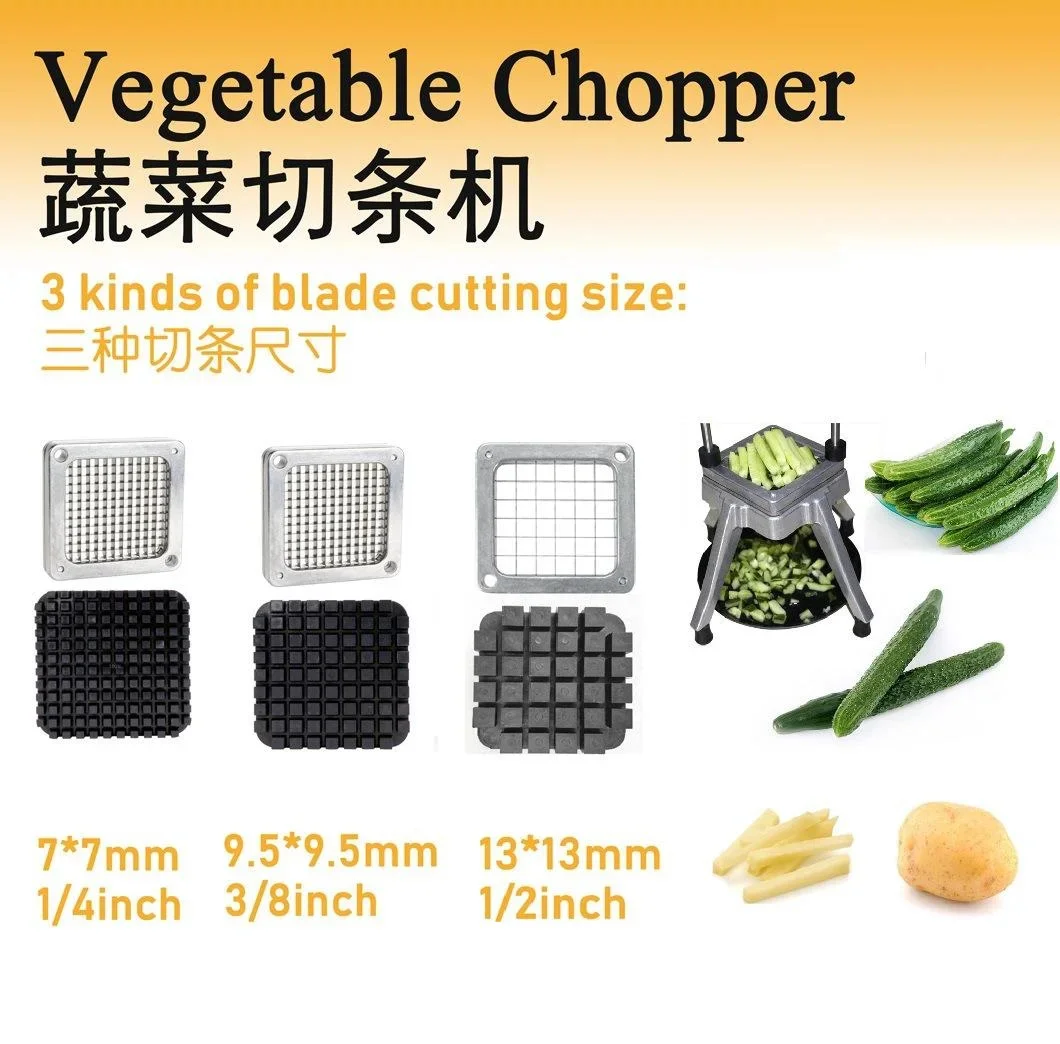 Description Picture 2 of itemCommercial Vertical Multifunctional Vegetable Cutter Manual Slicer Vertical Dicer Cucumber And Potato Slicer French Fries