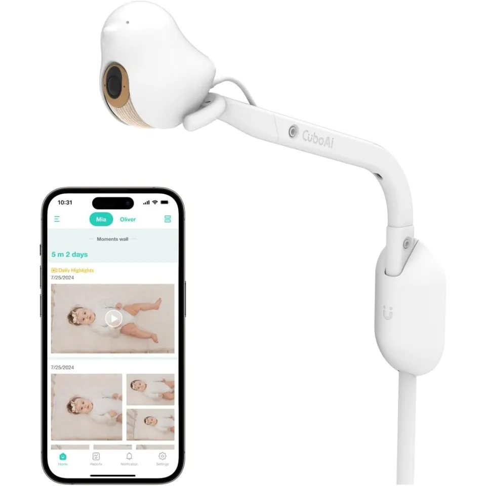 Smart Baby Monitor with AI Detection and Night Vision