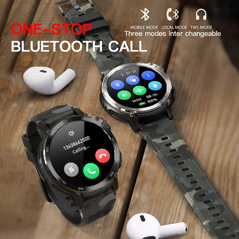 ο ߿ ߰ Ʈ ġ   ƮϽ ð 1G RAM + 4G ROM MP3  smartwatch 2023  ȭ 1.6 ġ 400mAh