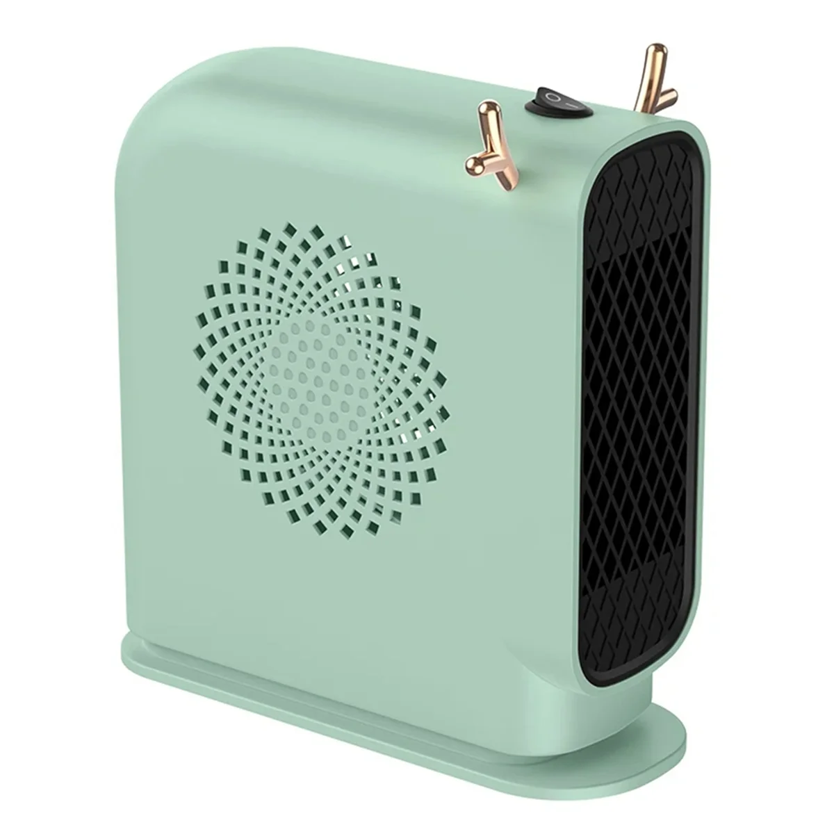 Electric Heater Fans Portable Desktop Low 500W Consumption Heating for Home Bedroom Warmer Machine for Winter EU Plug C