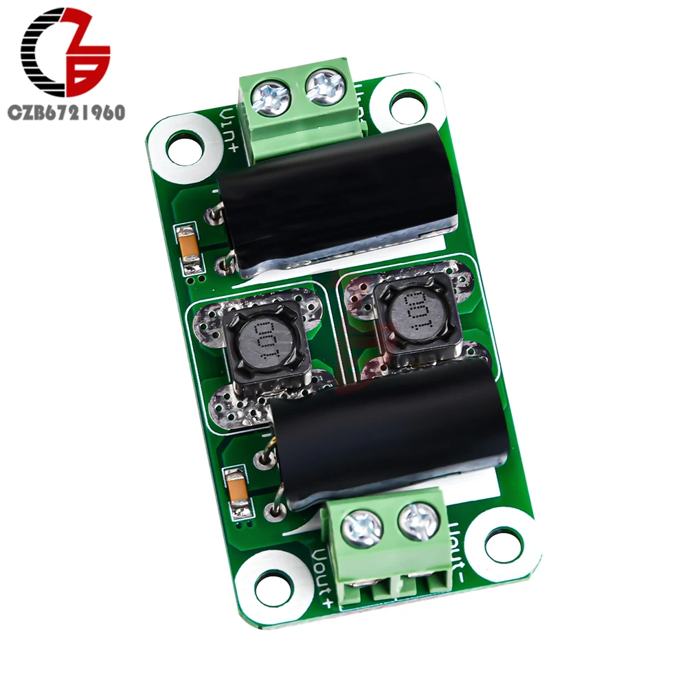 DC 0-50V 25V 전원 필터 보드, 2A 3A 4A 클래스 D 전력 증폭기 모듈 간섭 억제 보드 EMI 억제 보드 DIY