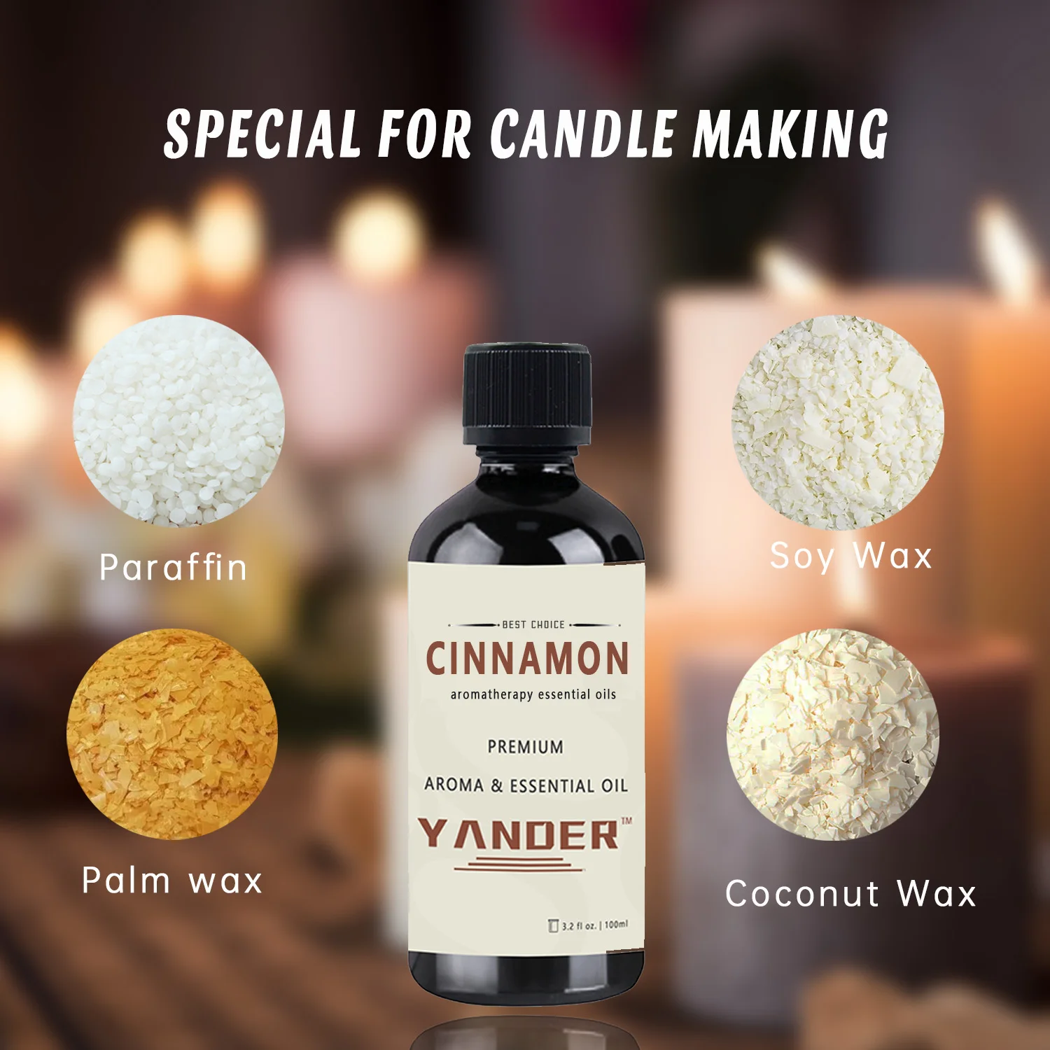 100ml Cinnamon candle oils for scented candle making Christmas essential oils DIY fragrance oil warm Christma C028 Yander