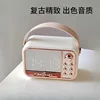 Bluetooth Alarm Clock Speaker S11 New Handheld Retro Style Desktop Alarm Clock European Speaker Pink 1