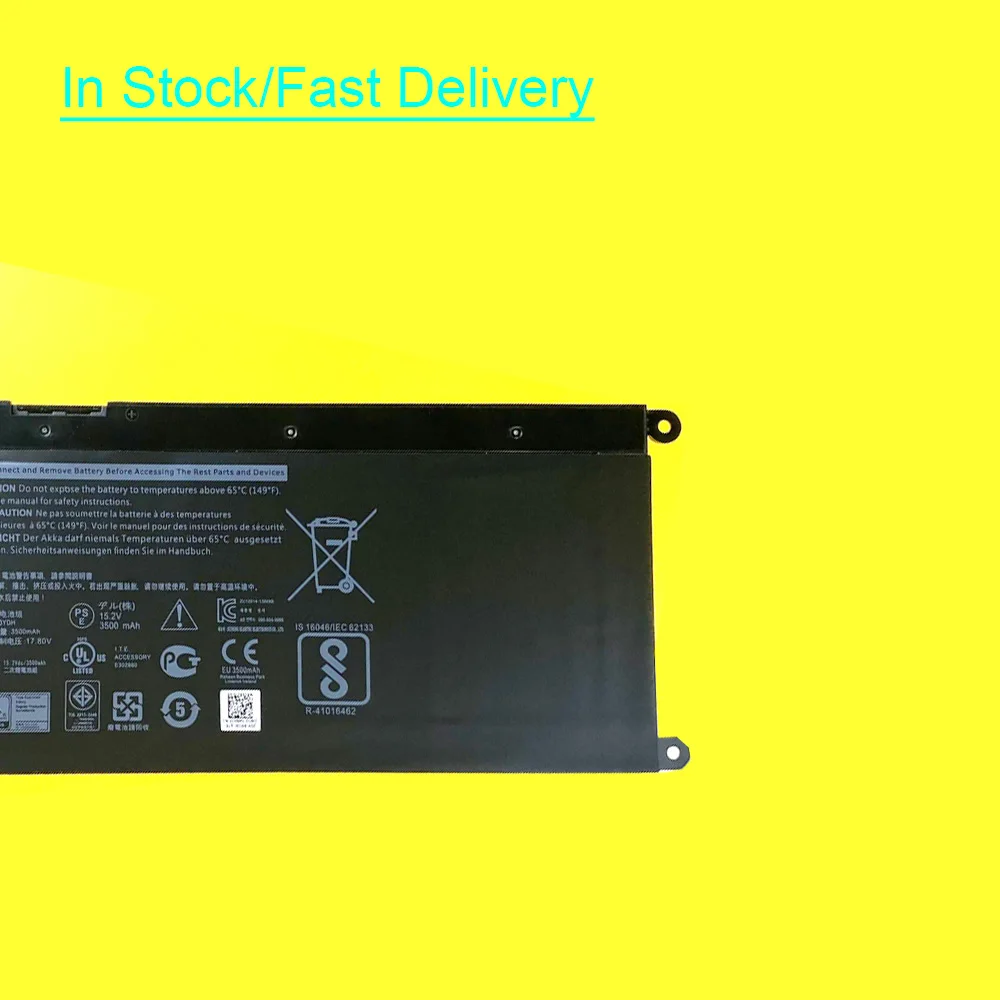 Portátil para Dell Inspiron 17 7773 7778 7779 7786 15 7588 7577 Vostro 7570 7580 Série P30e 99nf2 Pvht1 15.2v 56wh 33ydh-bateria do - Imagem 2