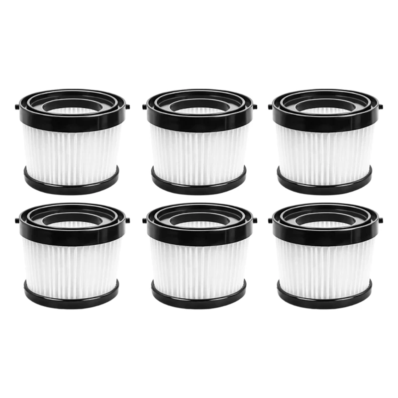 6Pcs Filters For DCV501HB DEWALT DCV501HB 20V Cordless Handheld Vacuum Washable Reusable Filters