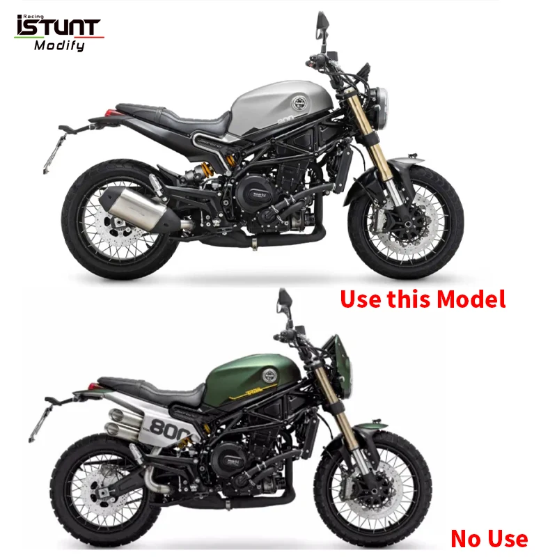 Slip On For Benelli Leoncino 800 BJ800 Motorcycle Exhaust Titanium Alloy Escape Moto Middle Link Pipe Connect Original Muffler - Image 2