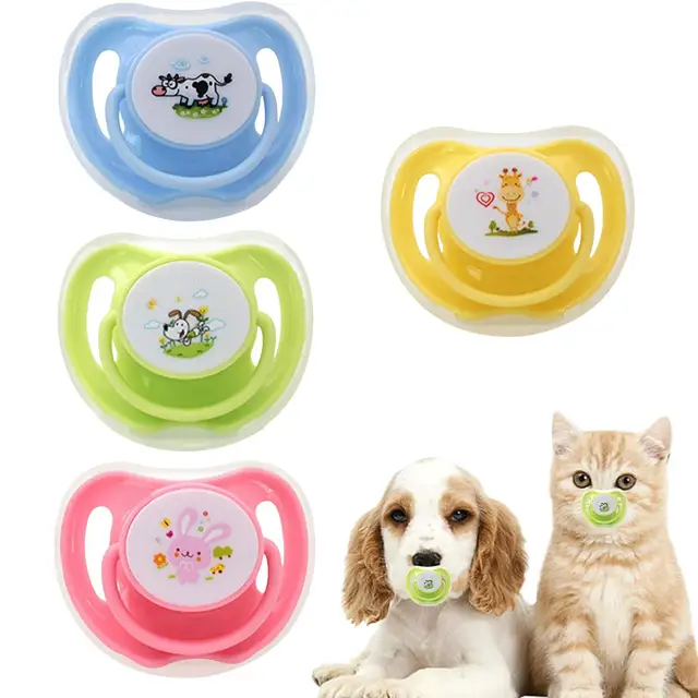 Cat Pacifier Teething Toys, 4PCS Butterfly Shape Silicone Chew Toys with Cover for Kitten Puppy Calming, Soothing Chewing Relief Cat Pacifier Teething Toys, 4PCS Butterfly Shape Silicone Chew Toys with Cover for Kitten Puppy Calming, Soothing Chewing Relief