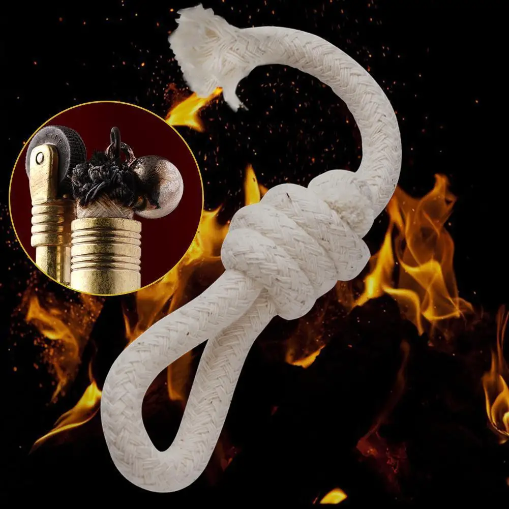 8*40cm Lighter Cotton Core Oil Wick Kerosene Stones Lighter Fire Starter Bulk Accessories Outdoor EDC Survival Camping Supplies survival tool